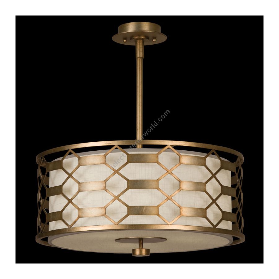 Burnished gold leaf finish