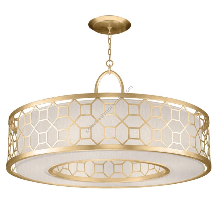 Gold Leaf / Champagne Fabric Shade - 780340-33