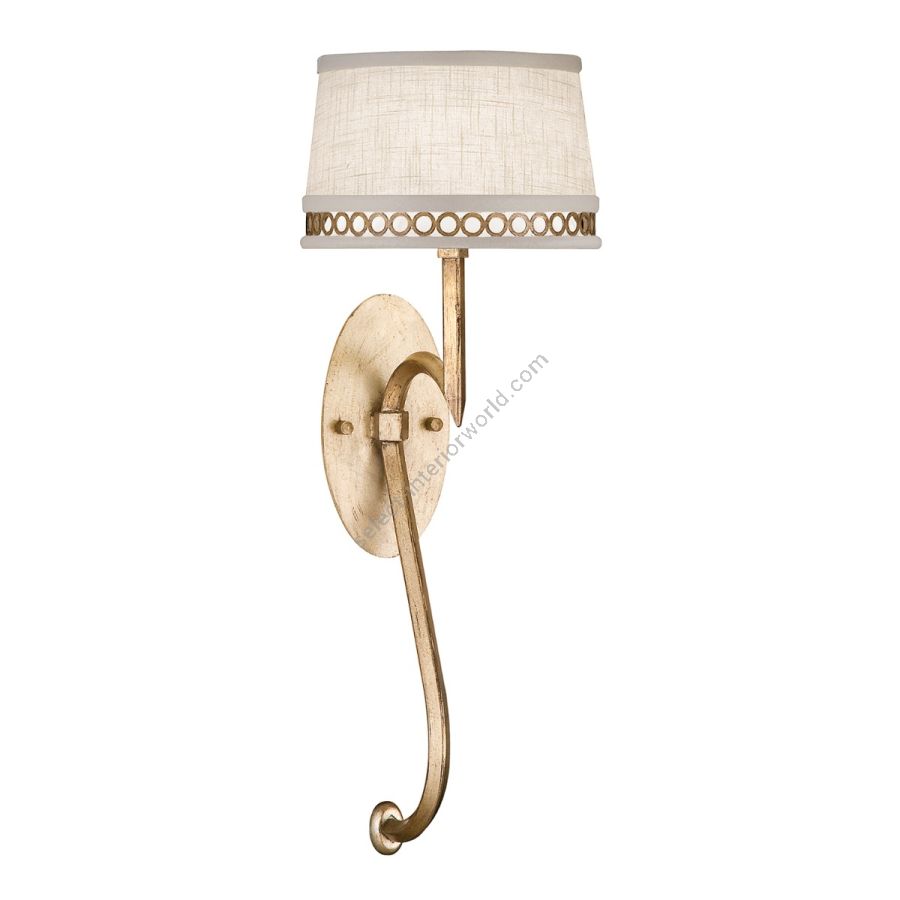 Gold / White Linen Shades - 784650-2