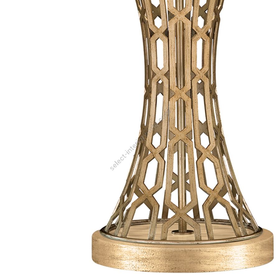 Gold / White Linen Shades - 784910-2