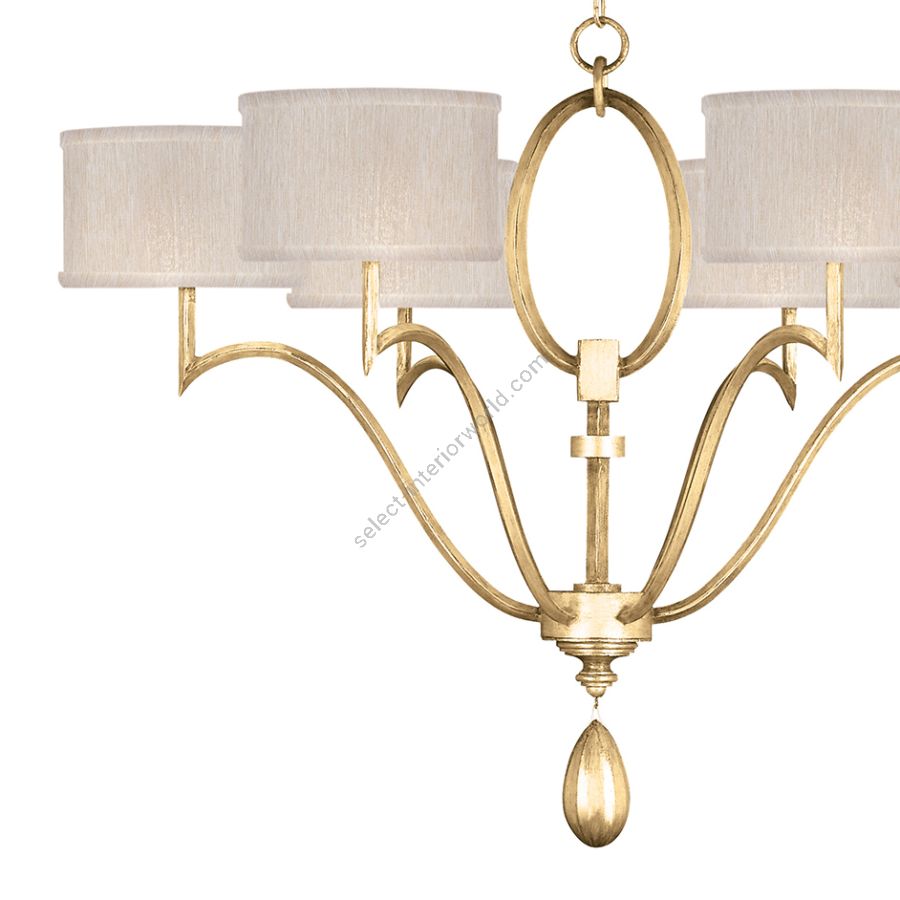 Gold Leaf / Champagne Fabric Shades - 785840-33