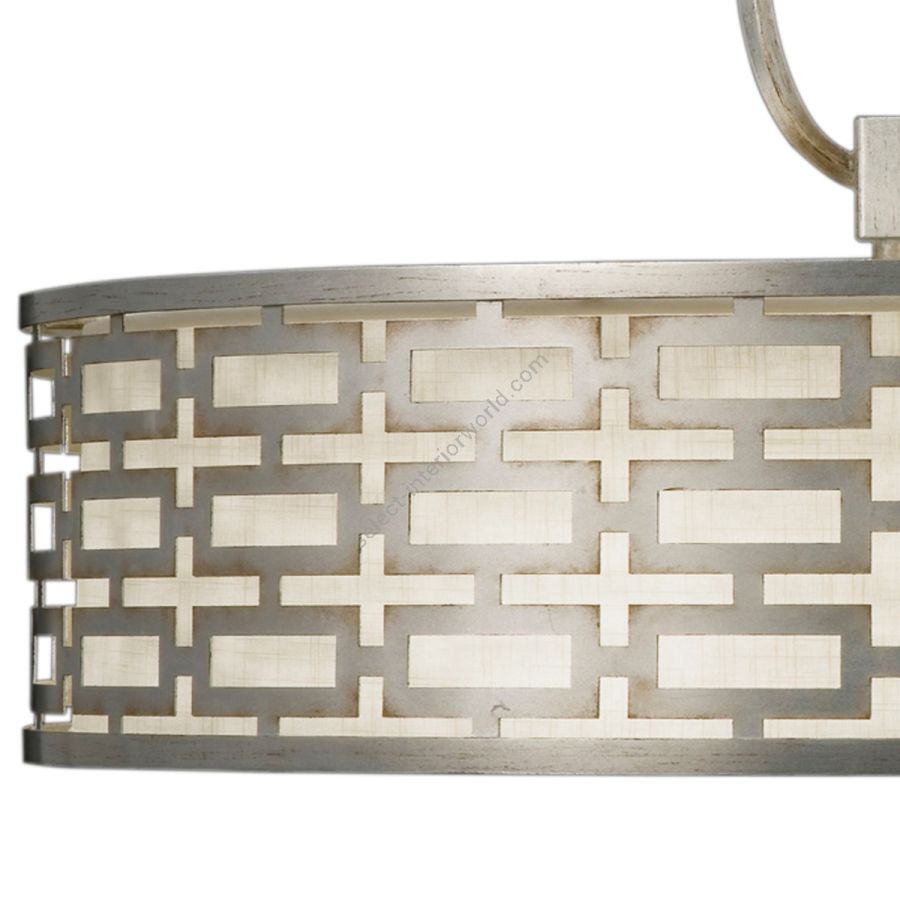 Silver / White Linen Shade - 787640