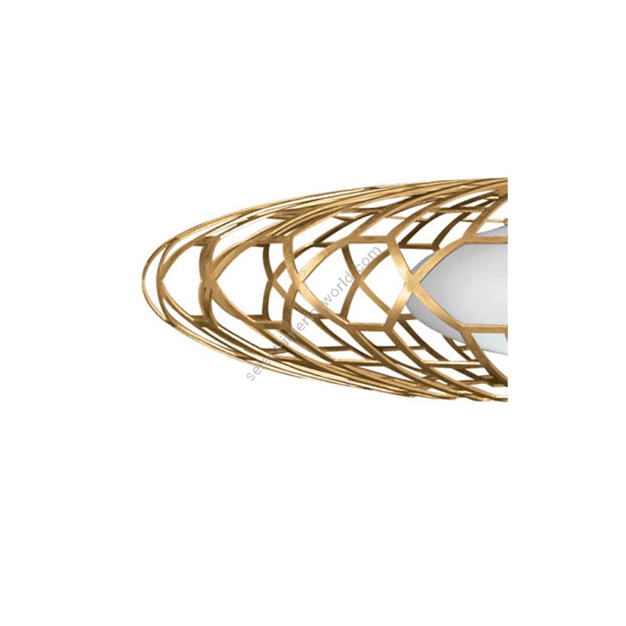 Gold Leaf / Handblown Glass Inner Shade - 798540-3