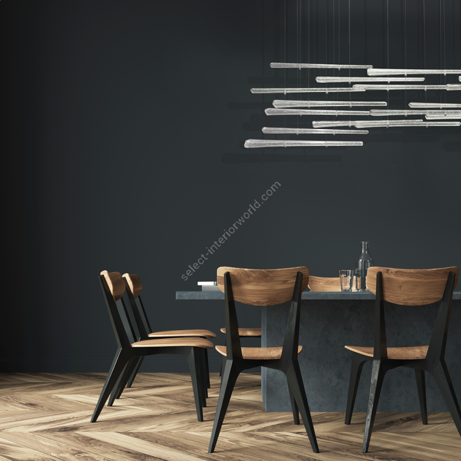 Elevate 62″ 894840-132 Silver / Crystal Stardust Spires