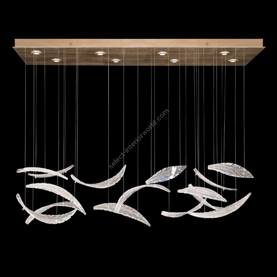 Elevate 54″ 894840-212 Gold / Dichroic “Plumes”