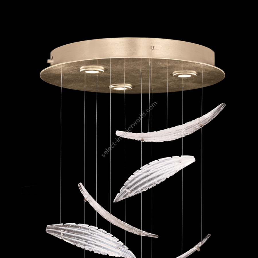 Elevate 18″ 895640-221 Gold / White “Plumes”