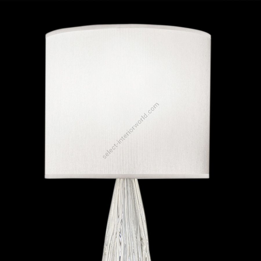 Silver / White Fabric Shade - 900410-16