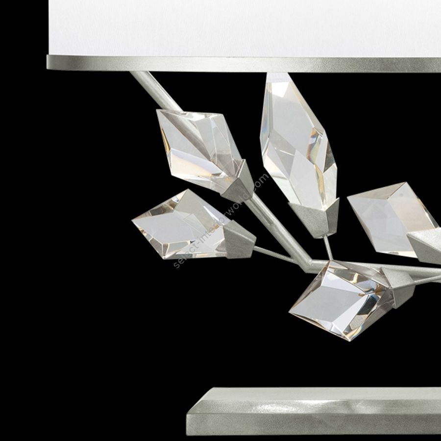 Silver/ White Fabric Shade - 908610-1