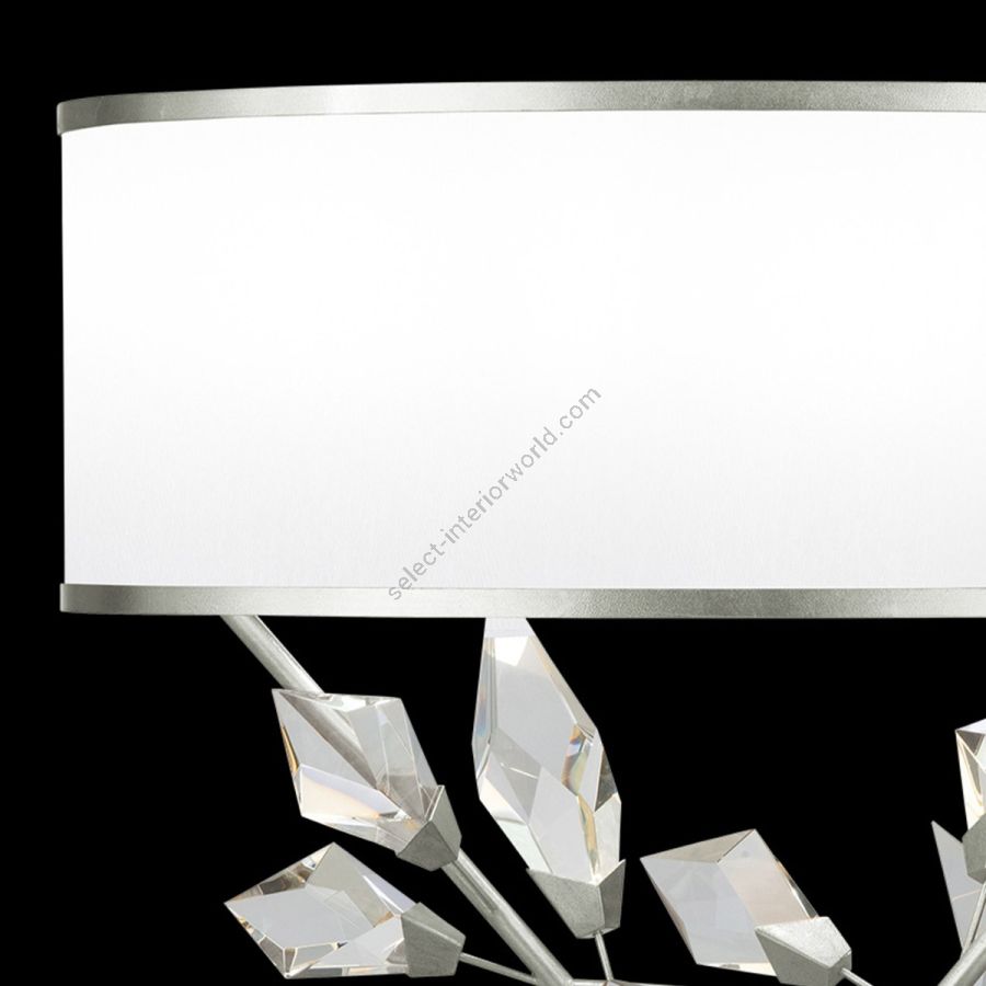 Silver/ White Fabric Shade - 908610-1