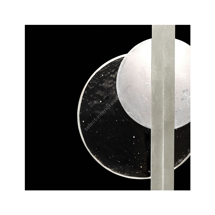 Silver Leaf / Clear & White Glass 920550-4