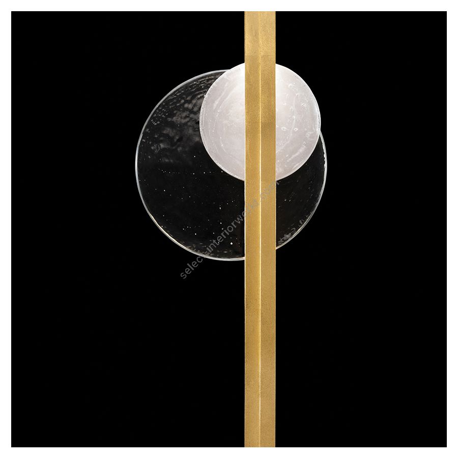 Gold Leaf / Clear & White Glass 920650-3