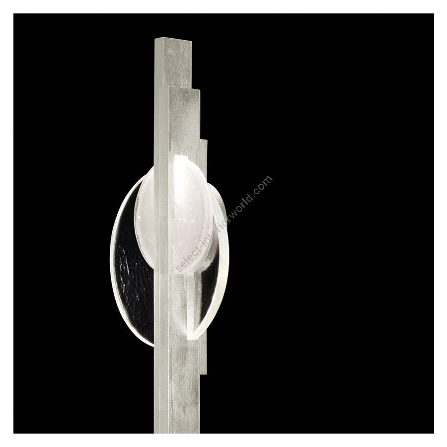 Silver Leaf / Clear & White Glass 920650-4