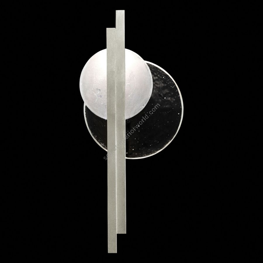 Silver Leaf / Clear & White Glass 921650-4