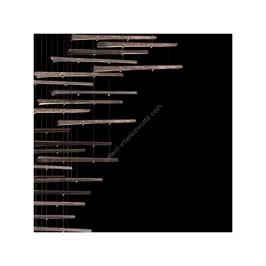 Elevate 62″ 894840-251 Gold / Meteorite Spires