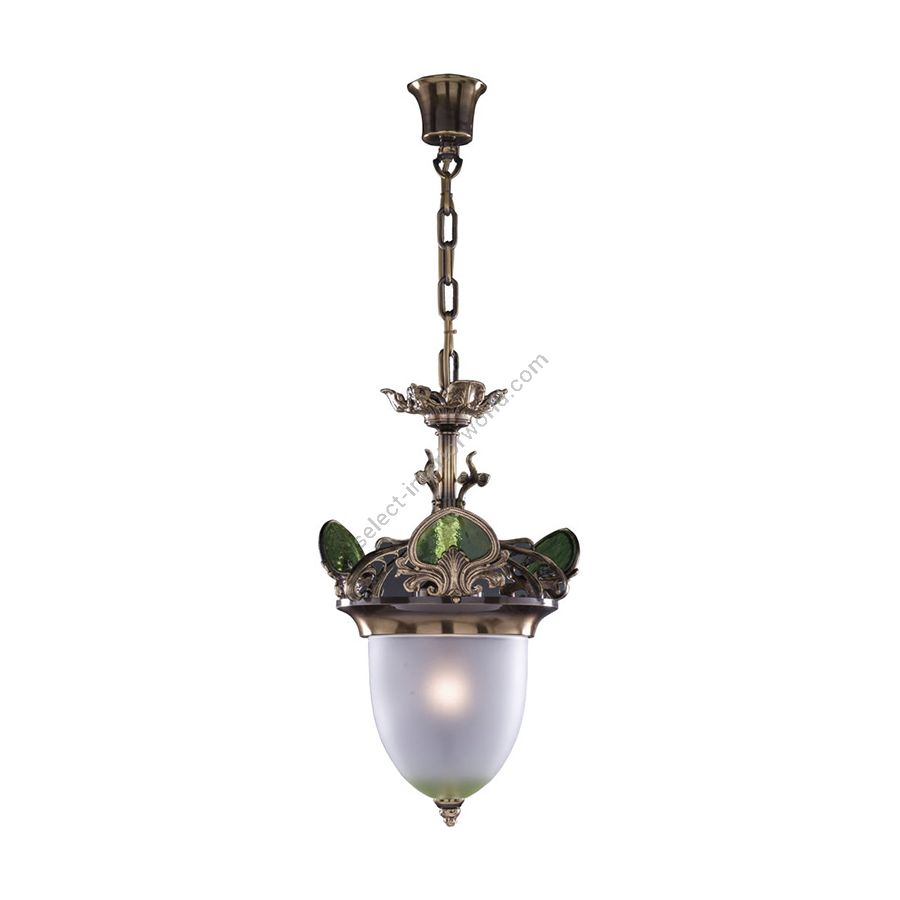 Pendant lamp / Antique Brass finish