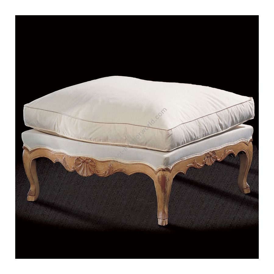 Antique Yellow finish with White off calico