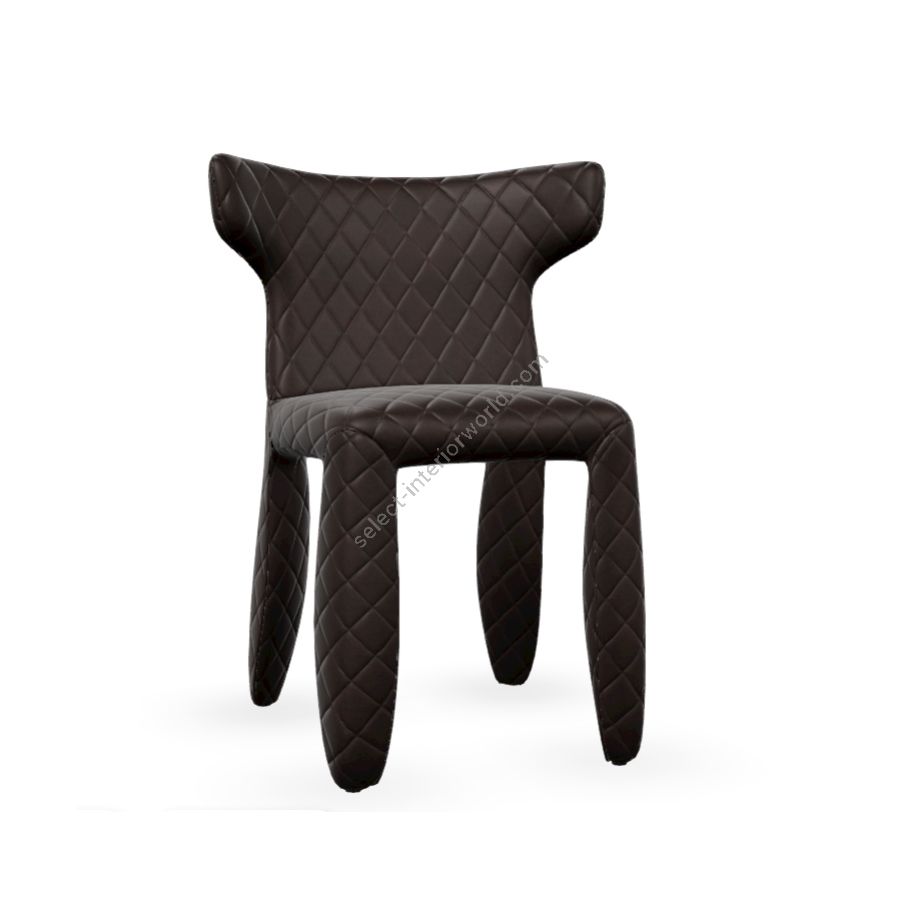 Chair with arms / Brown (Abbracci) upholstery