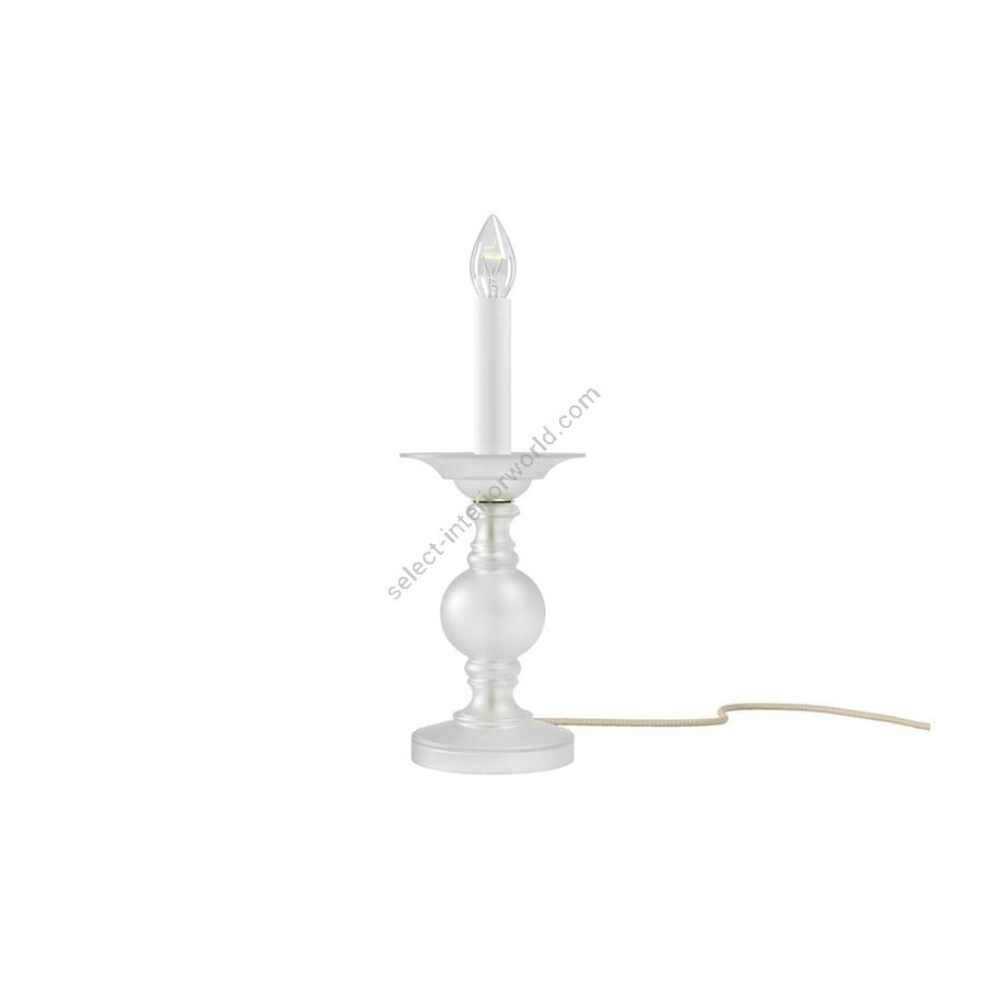 Luxurious and Elegant Table Lamp / Crystal Frosted glass colour