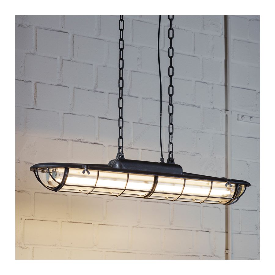 Outdoor suspension lamp / Iron nature finish