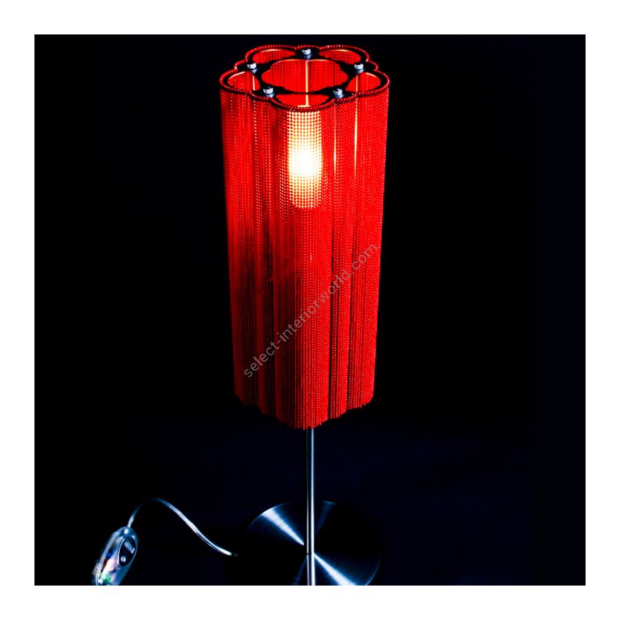 Red color range, cm.: 62 x 17 x 17 / inch.: 24" x 6.7" x 6.7" size