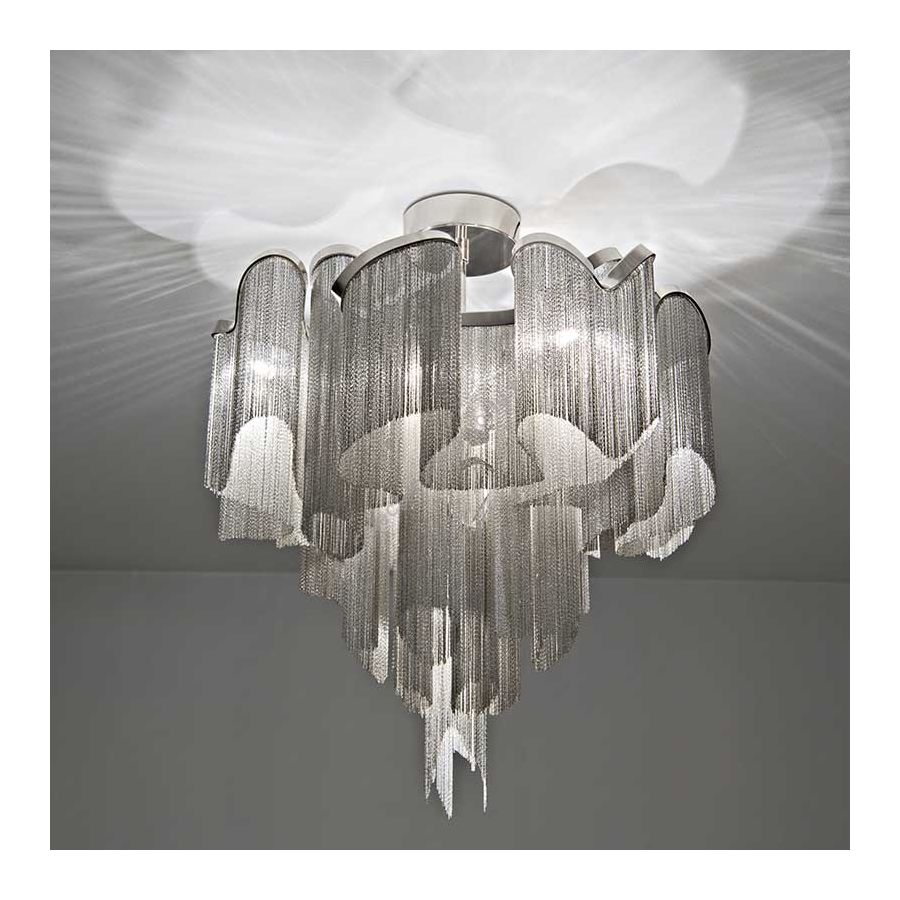 Ceiling lamp / Nickel finish