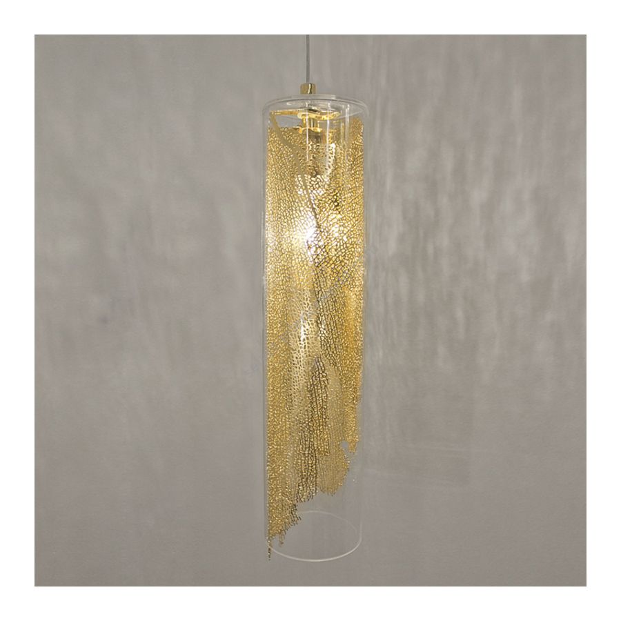 Pendant lamp / Gold finish