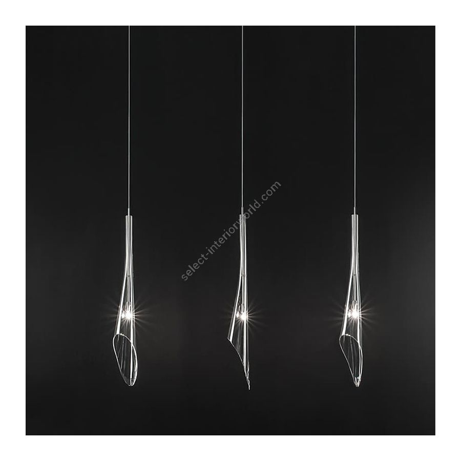 3 lights (cm.: 190 (H1/72+H2/118) x 110 x 17 / inch.: 74.80" (H1/28.35"+H2/46.46") x 43.31" x 6.69")