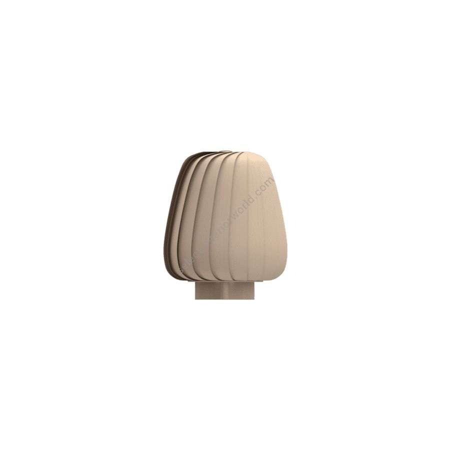 Table lamp / Natural finish / Birch venner material / cm.: H 31 x D 23 / inch.: H 12.20" x 9.06"