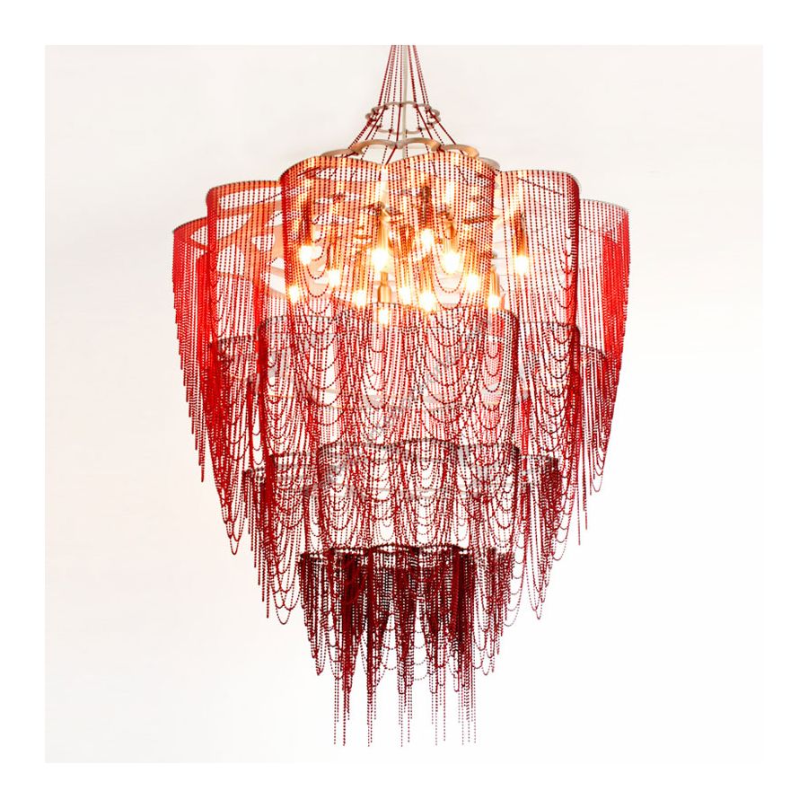 Red color range, cm.: 120 x 70 x 70 / inch.: 47.5" x 27.5" x 27.5" size