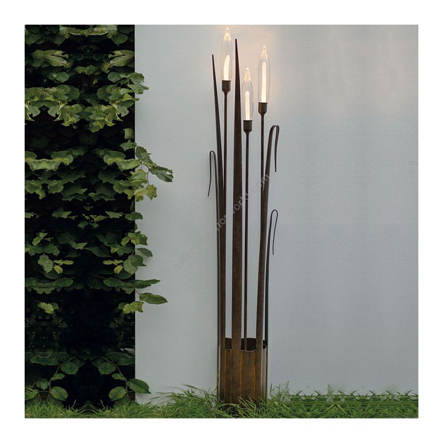 Terra finish (cm.: 188 x 40 x 30 / inch: 74" x 18" x 12")