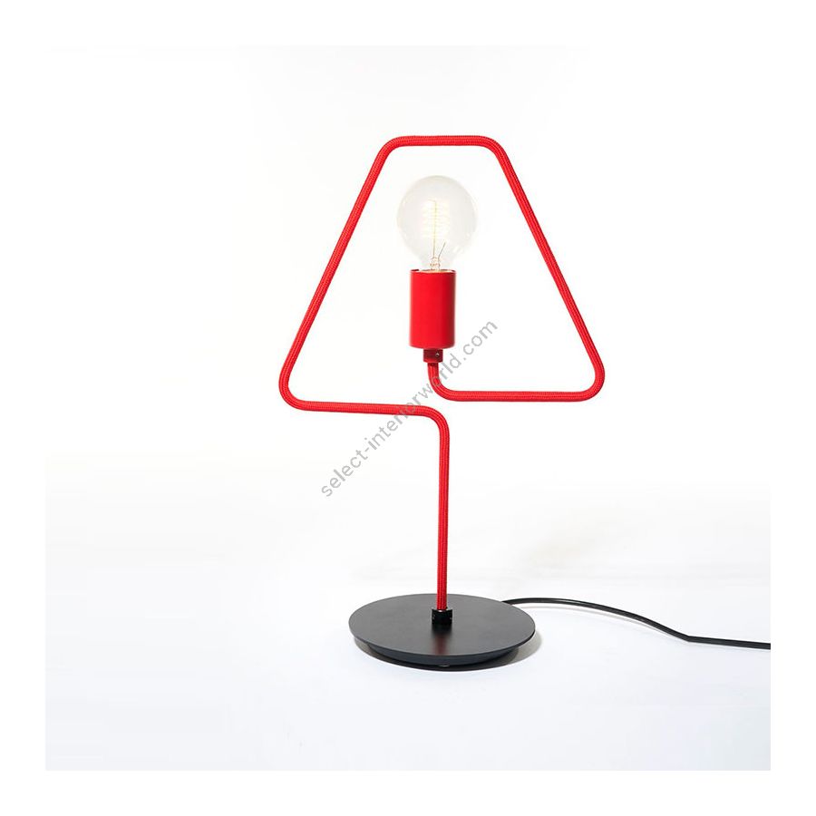 Table Lamp / A-Shade collection / Red fabric finish