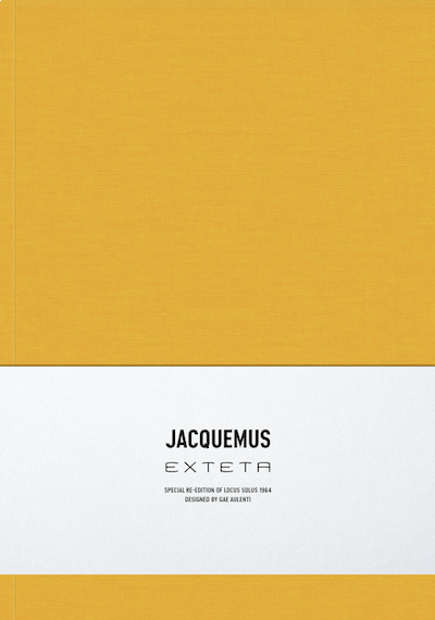 Jacquemus Exteta Special re-edition of Locus Solus 1964
