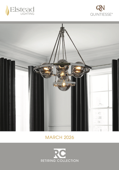 Elstead Lighting / The Retiring Collection March 2026