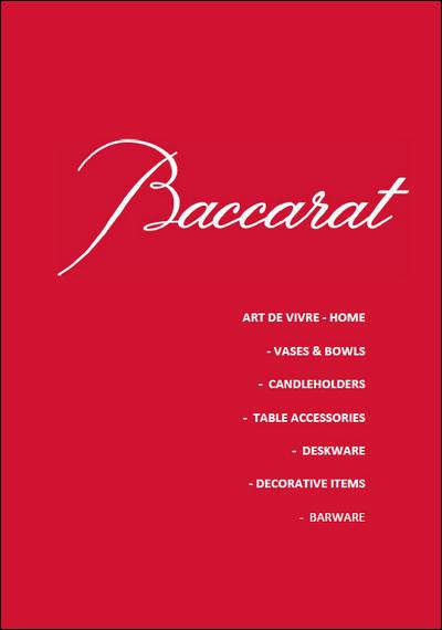 Baccarat - Vases, Candleholders, Table Accessories, Deskware