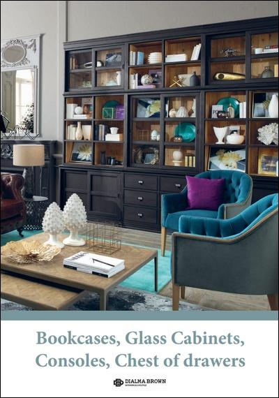 Dialma Brown - Bookcases, Glass Cabinets, Consoles, Chest of drawers