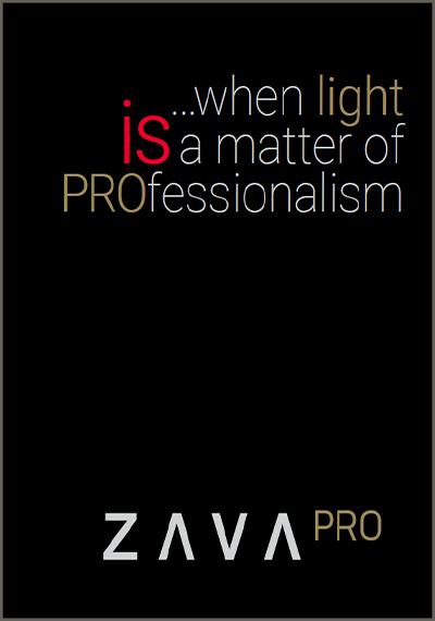 Zava PRO light collection catalogue